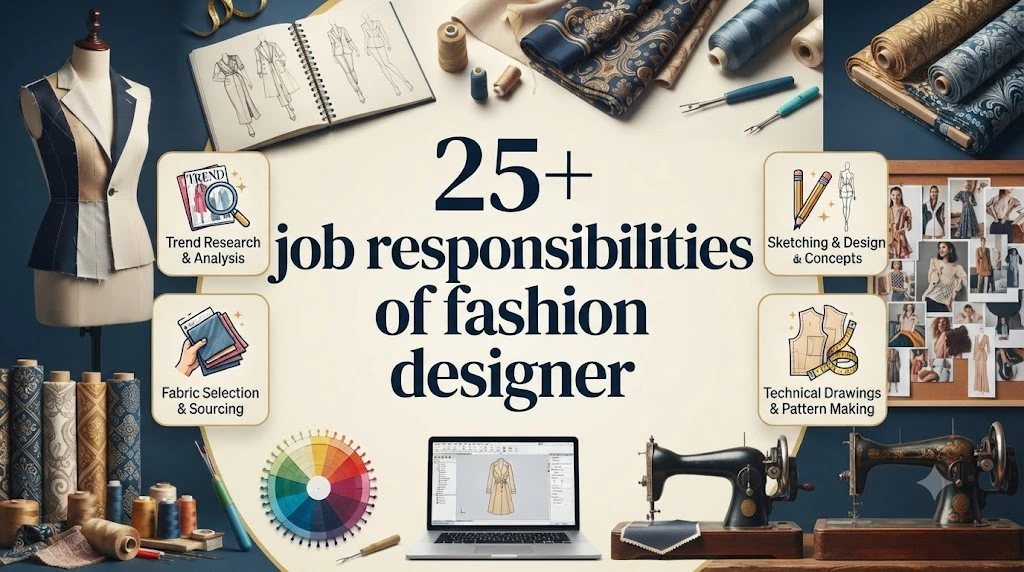 25+ job responsibilities of fashion designer