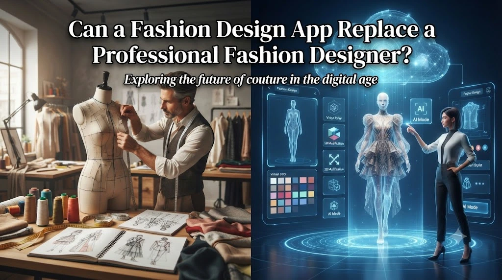 Can a Fashion Design App Replace a Professional Fashion Designer?