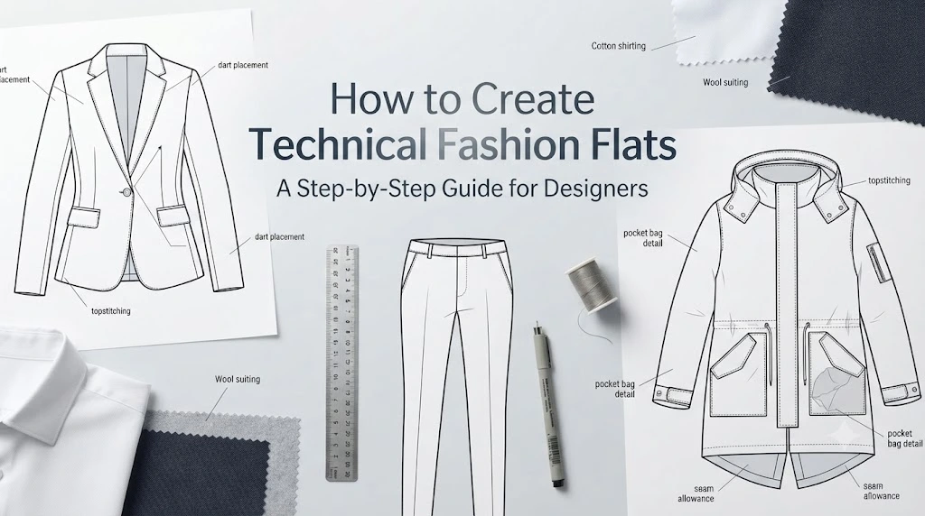 How to Create Technical Fashion Flats