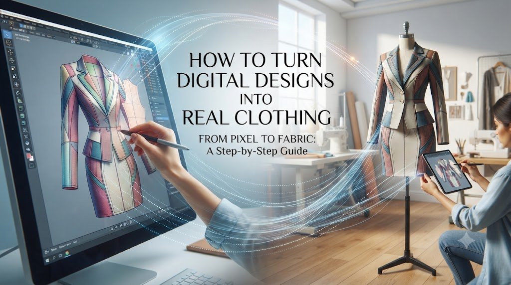 How to Turn Digital Designs into Real Clothing