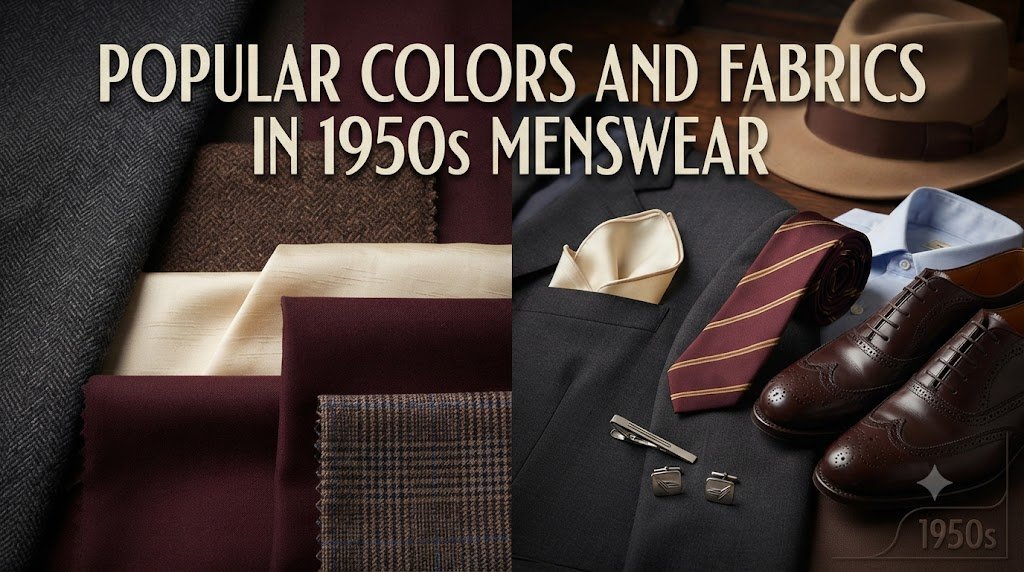 Popular Colors and Fabrics in 1950s Menswear