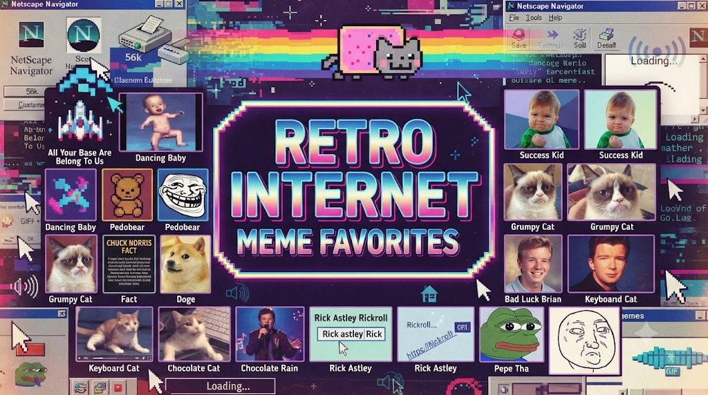 Retro Internet Meme Favorites