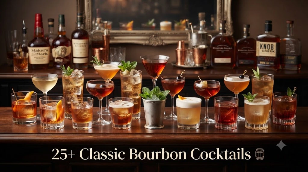 25+ classic bourbon cocktails