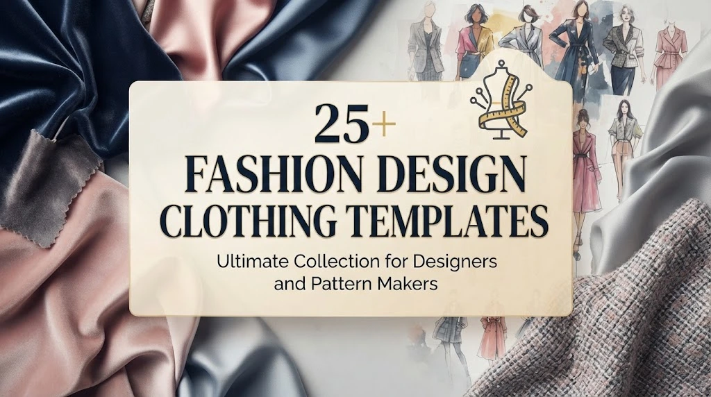 25+ fashion design clothing templates
