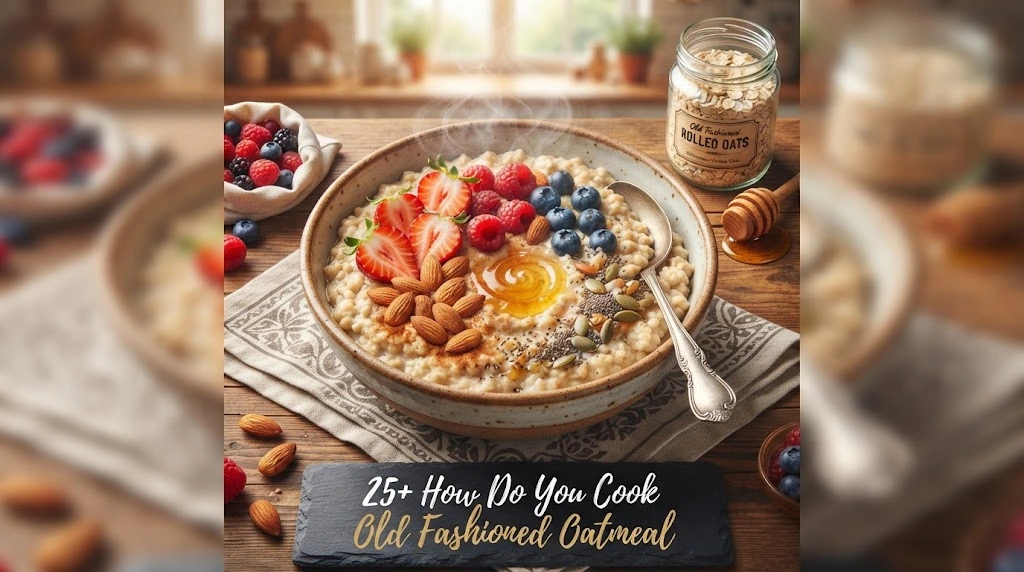how do you cook old fashioned oatmeal