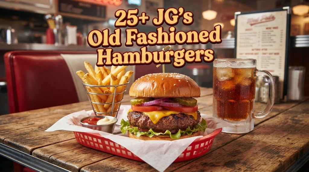 25+ jg’s old fashioned hamburgers