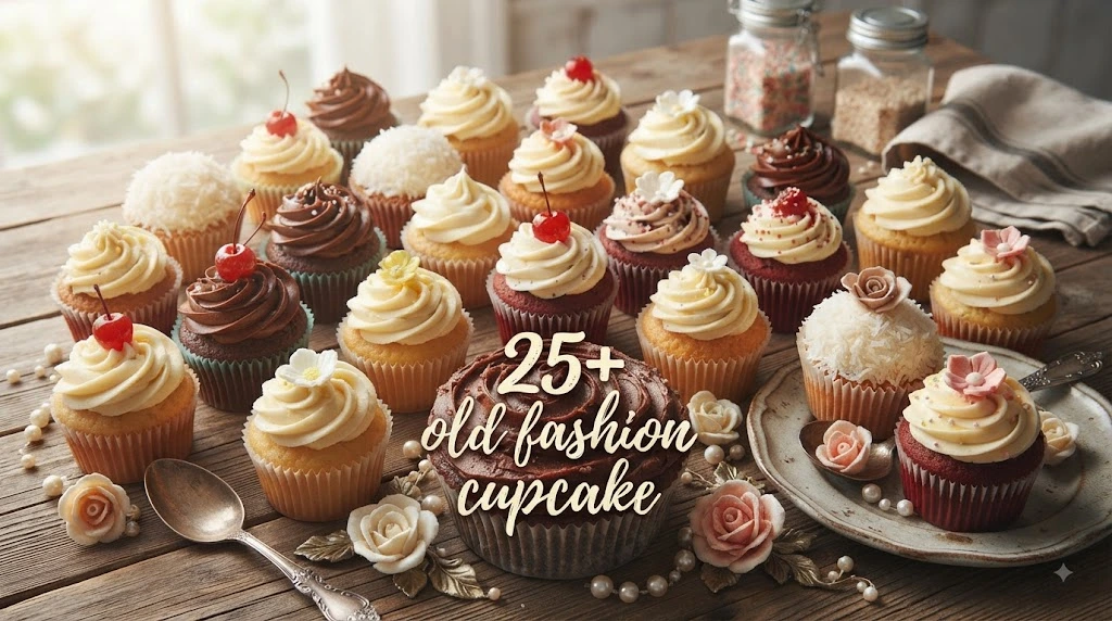 old fashion cupcake
