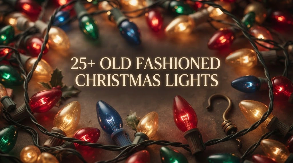 old fashioned christmas lights
