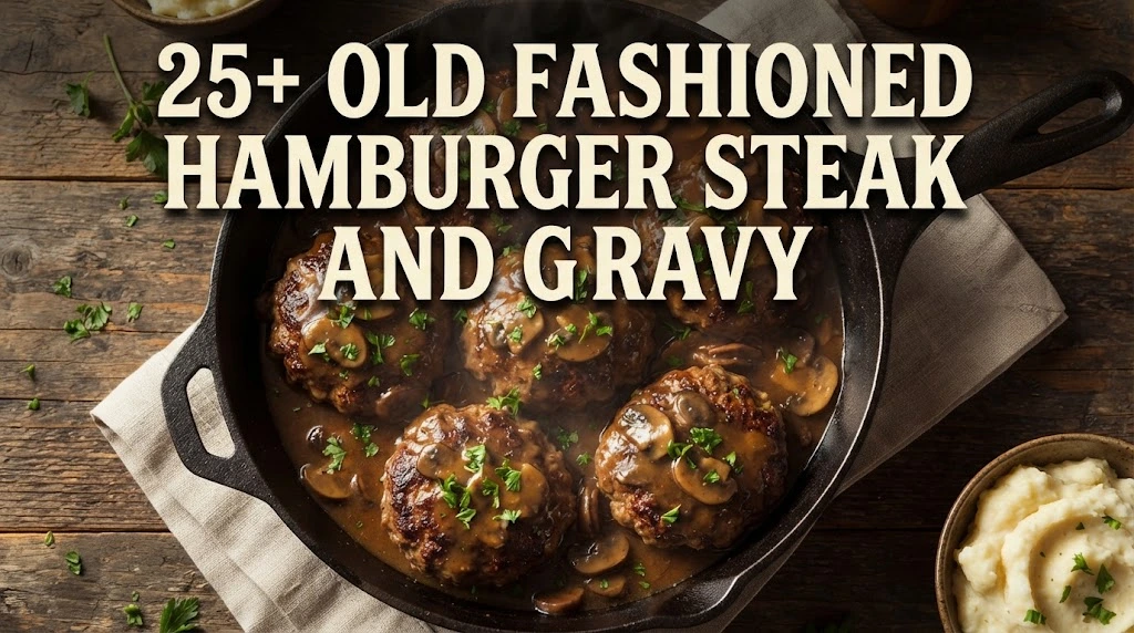 old fashioned hamburger steak and gravy