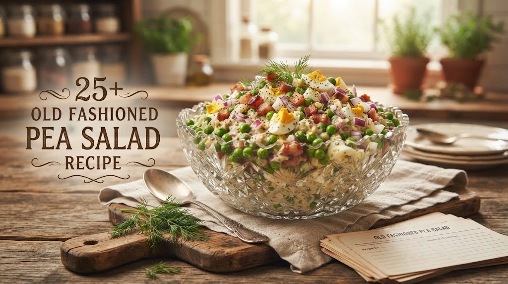 old fashioned pea salad recipe
