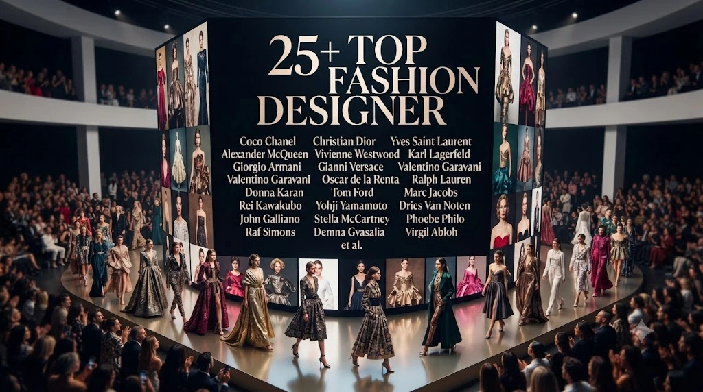 25+ top fashion designer