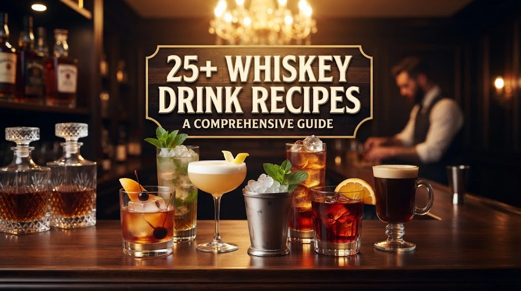 25+ whiskey drink recipes