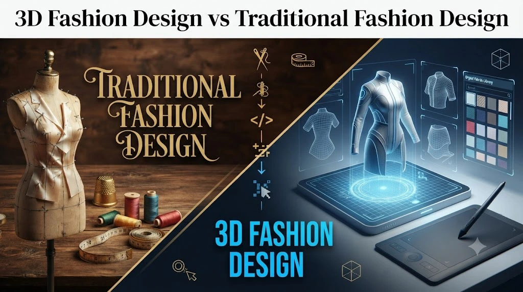 3d Fashion Design vs Traditional Fashion Design