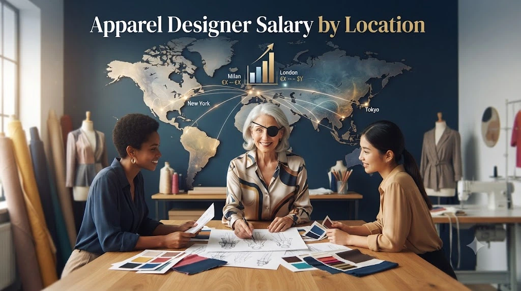 Apparel Designer Salary by Location