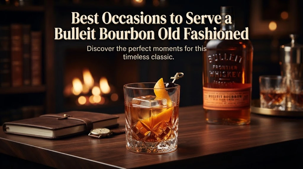 Best Occasions to Serve a Bulleit Bourbon Old Fashioned