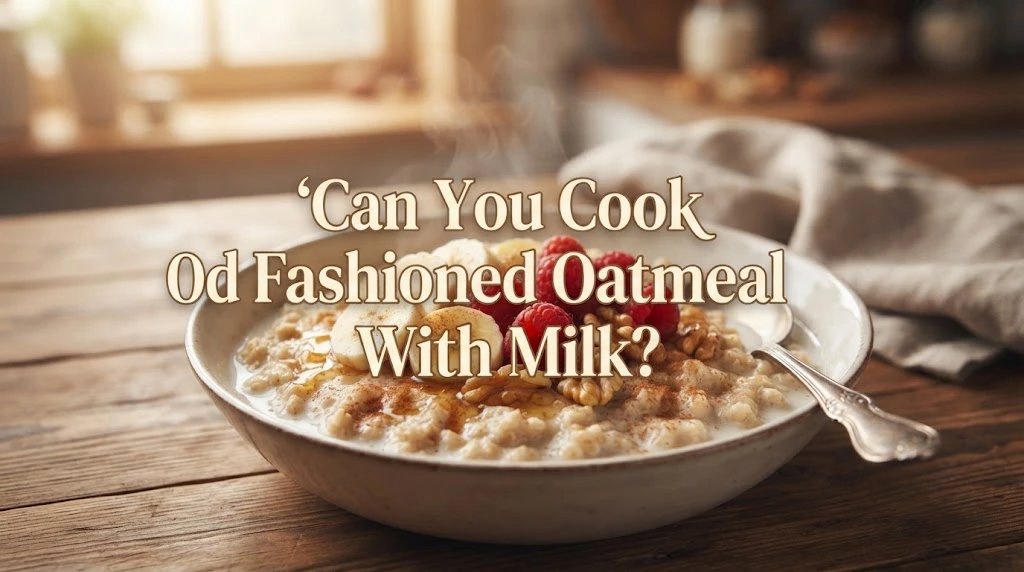 Can You Cook Old Fashioned Oatmeal With Milk?