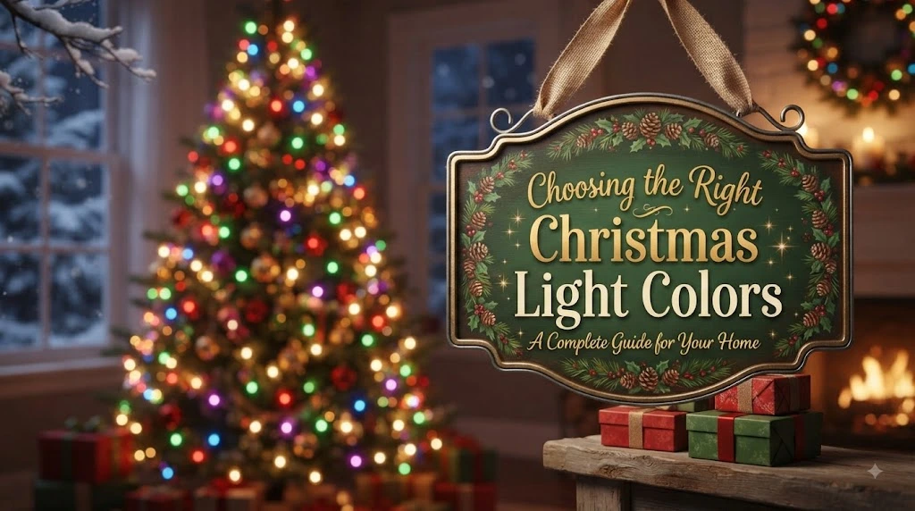 Choosing the Right Christmas Light Colors