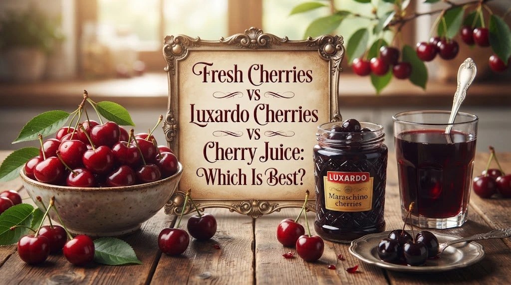 Fresh Cherries vs Luxardo Cherries vs Cherry Juice: Which Is Best?