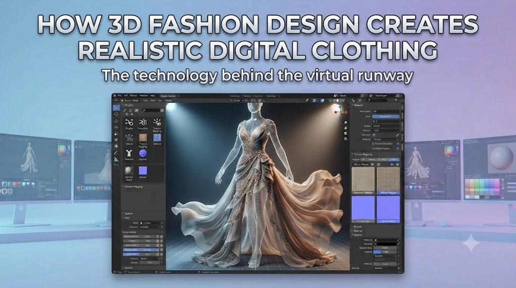 How 3d Fashion Design Creates Realistic Digital Clothing