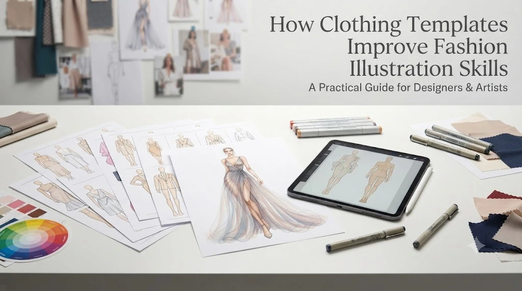 How Clothing Templates Improve Fashion Illustration Skills