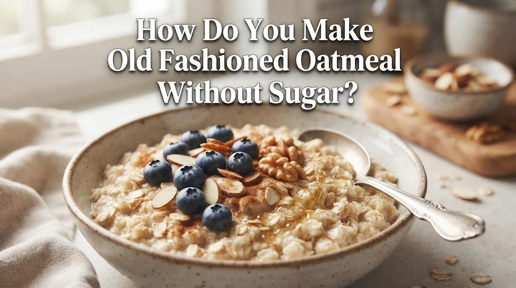 How Do You Make Old Fashioned Oatmeal Without Sugar?