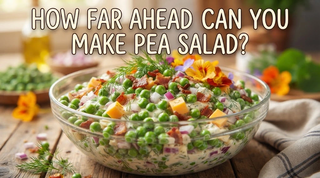How Far Ahead Can You Make Pea Salad?
