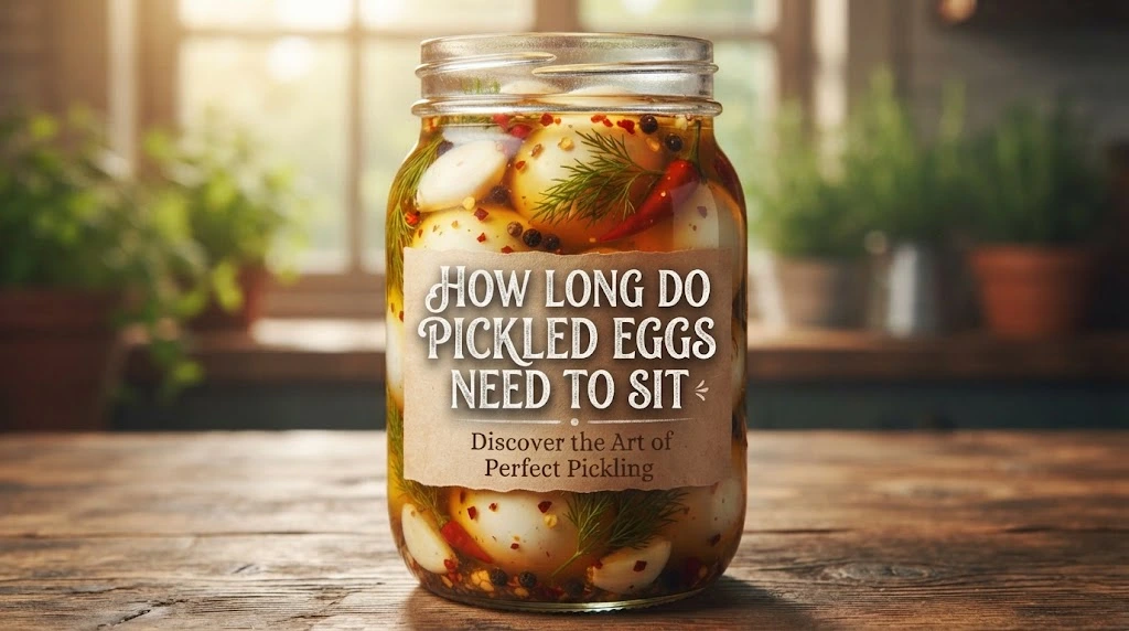 How long do pickled eggs need to sit