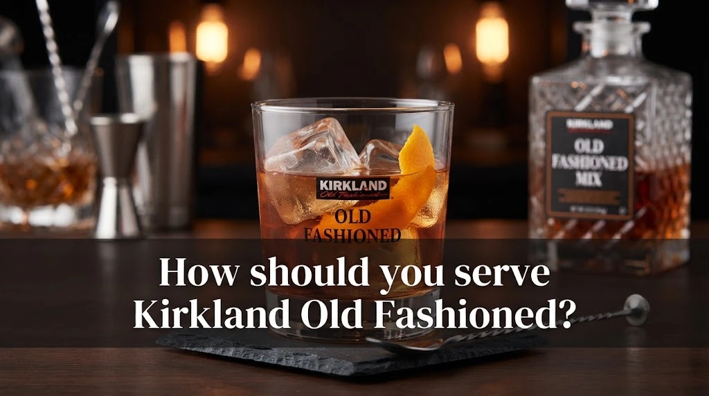 How should you serve Kirkland Old Fashioned?