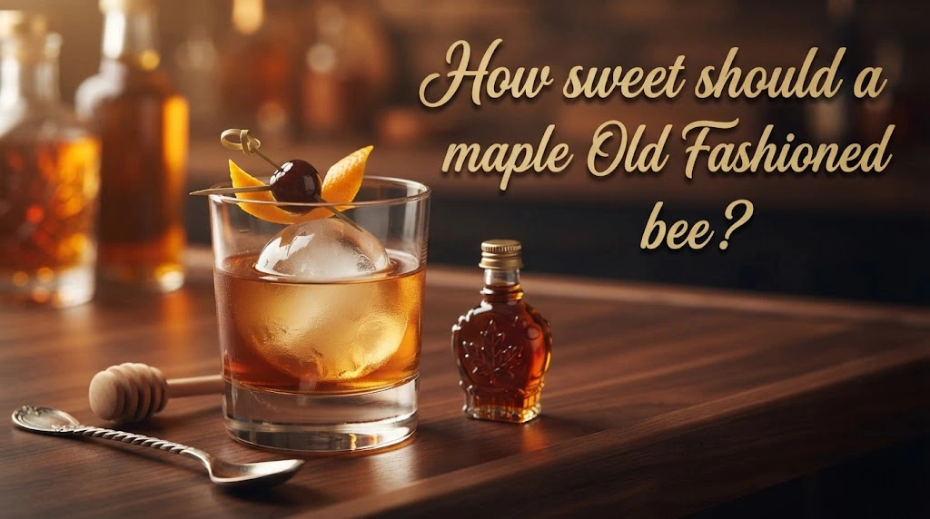 How sweet should a maple Old Fashioned be?