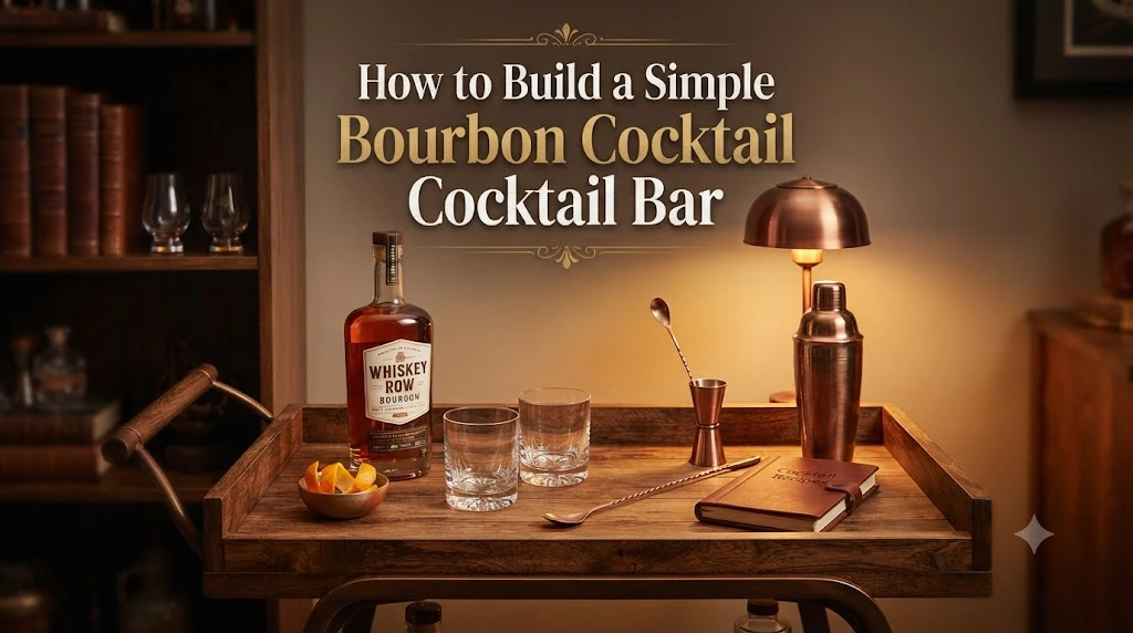 How to Build a Simple Bourbon Cocktail Bar
