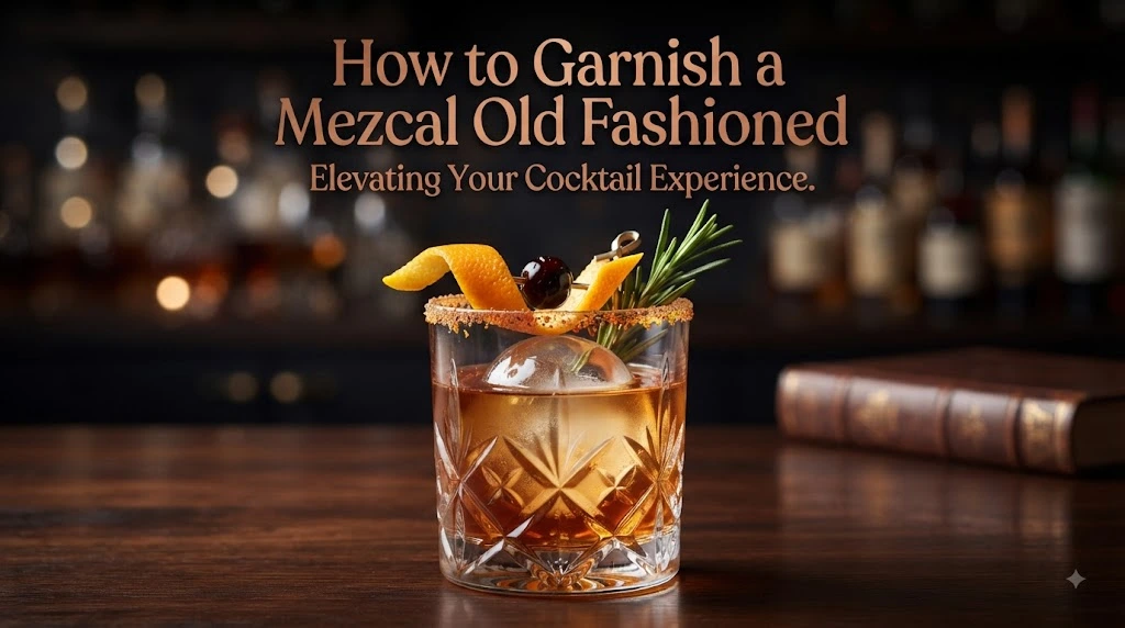 How to Garnish a Mezcal Old Fashioned