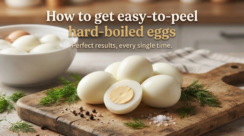 How to get easy-to-peel hard-boiled eggs