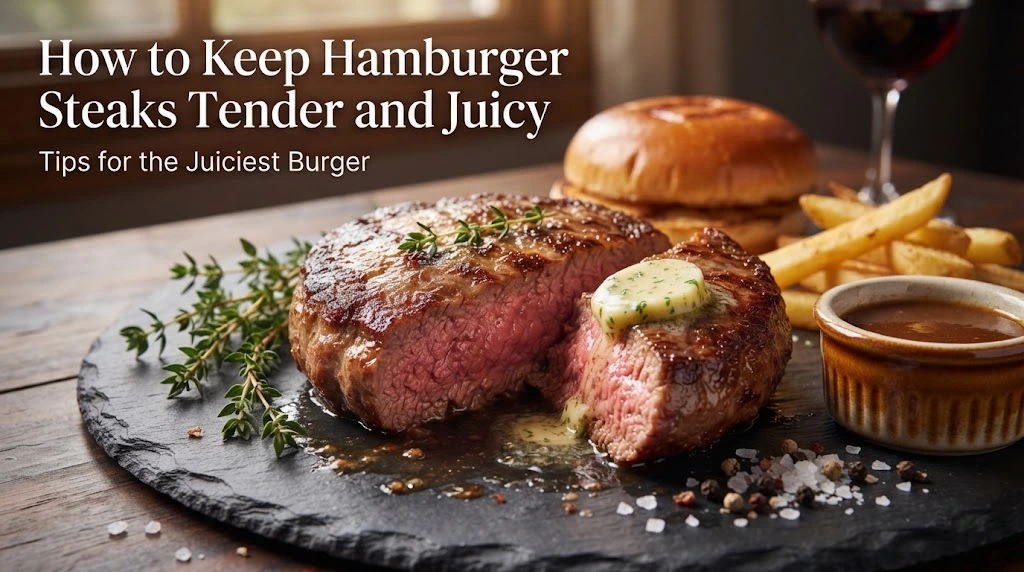 How to Keep Hamburger Steaks Tender and Juicy