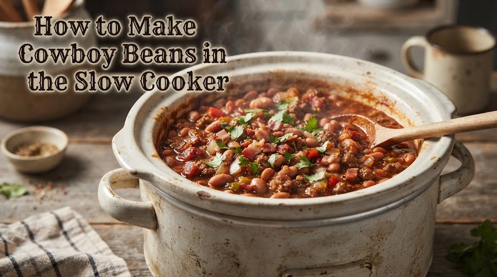 How to Make Cowboy Beans in the Slow Cooker