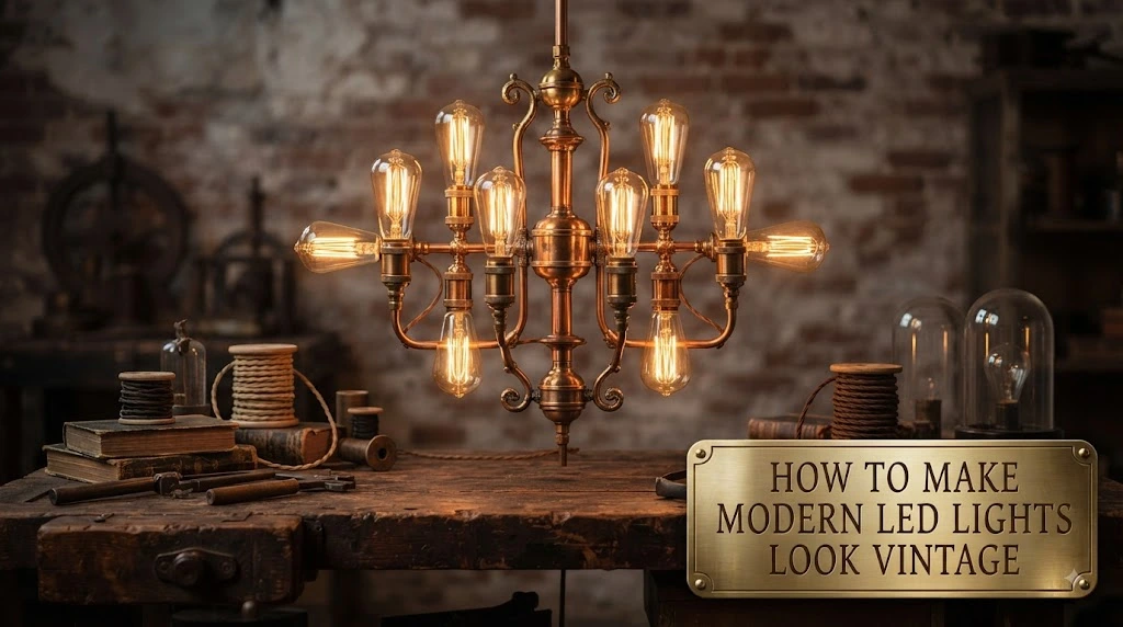 How to Make Modern LED Lights Look Vintage