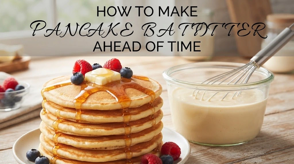 How to Make Pancake Batter Ahead of Time