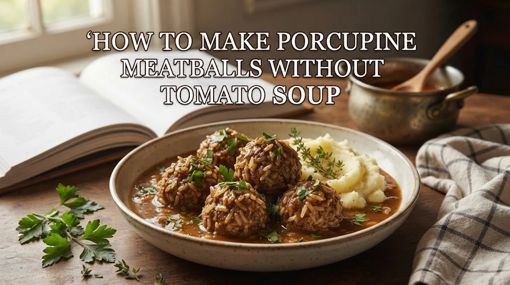 How to Make Porcupine Meatballs Without Tomato Soup