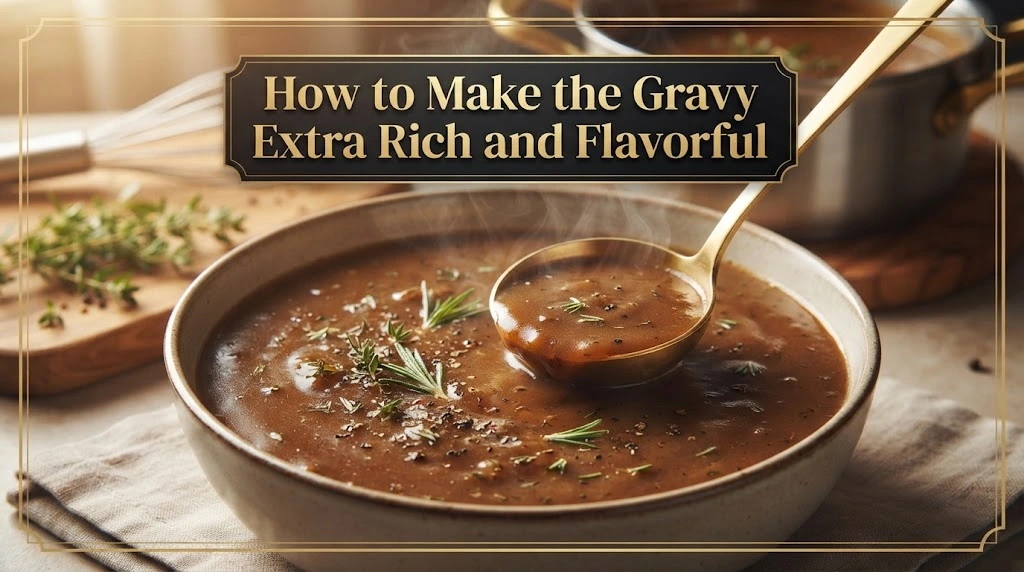 How to Make the Gravy Extra Rich and Flavorful