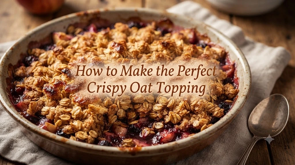 How to Make the Perfect Crispy Oat Topping