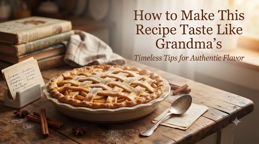 How to Make This Recipe Taste Like Grandma's