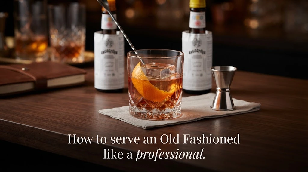 How to serve an Old Fashioned like a professional