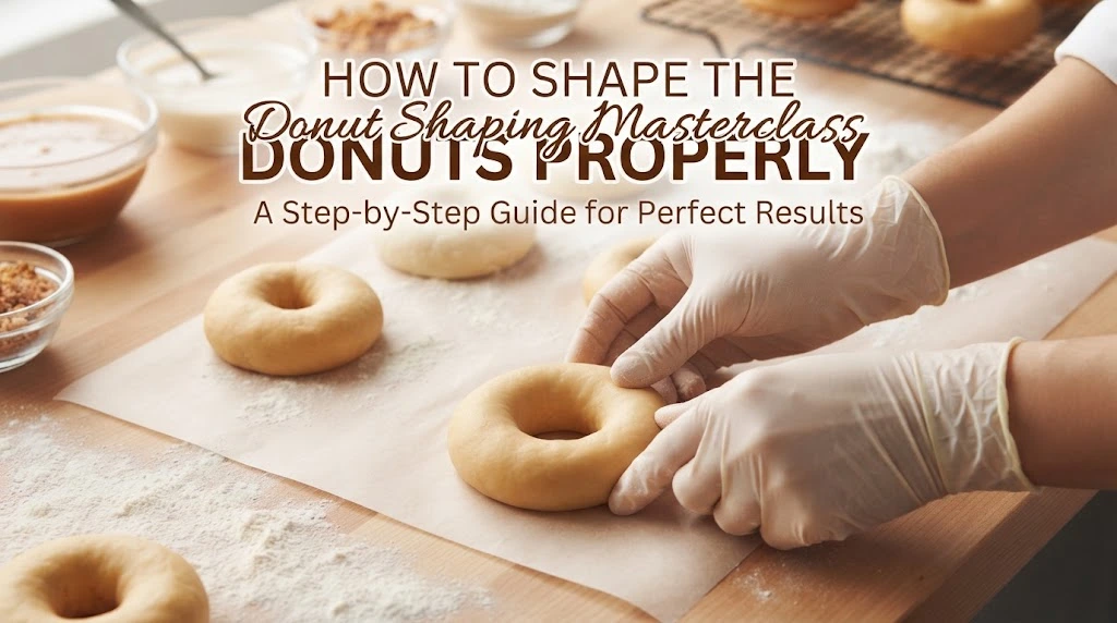 How to shape the donuts properly