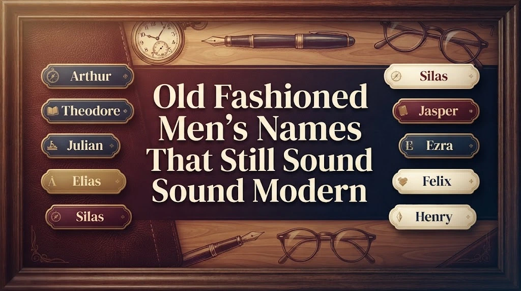 Old Fashioned Mens Names That Still Sound Modern