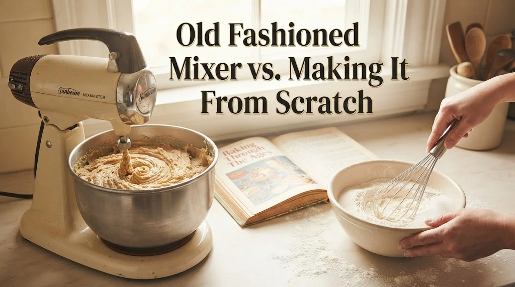 Old Fashioned Mixer vs. Making It From Scratch