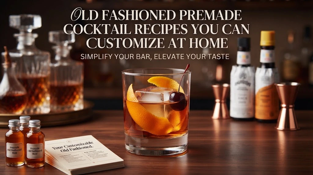 Old Fashioned Premade Cocktail Recipes You Can Customize at Home