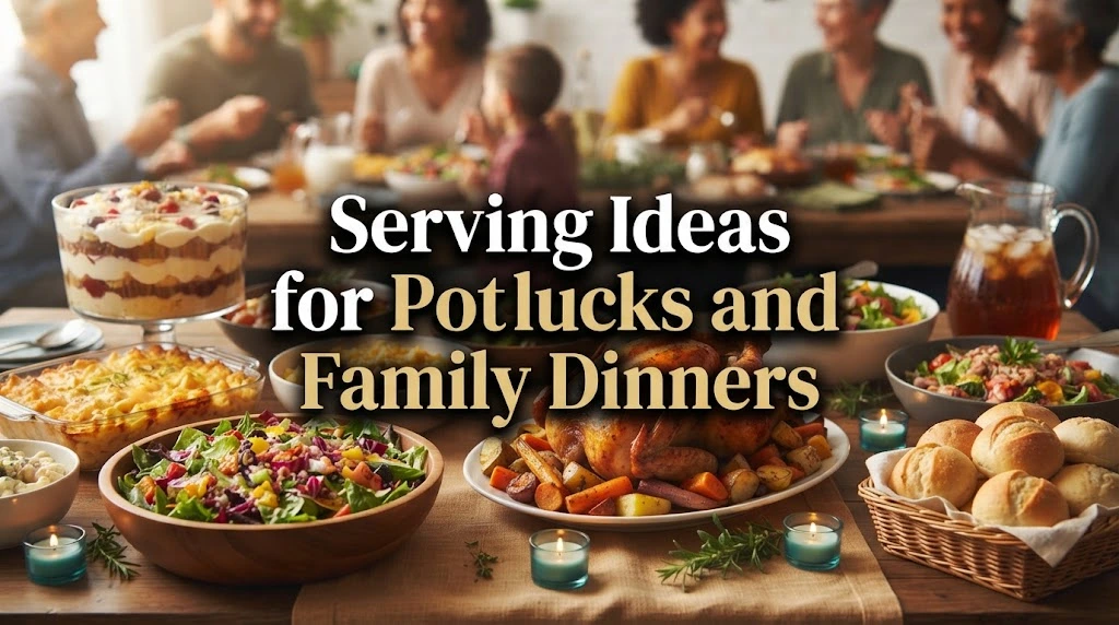 Serving Ideas for Potlucks and Family Dinners