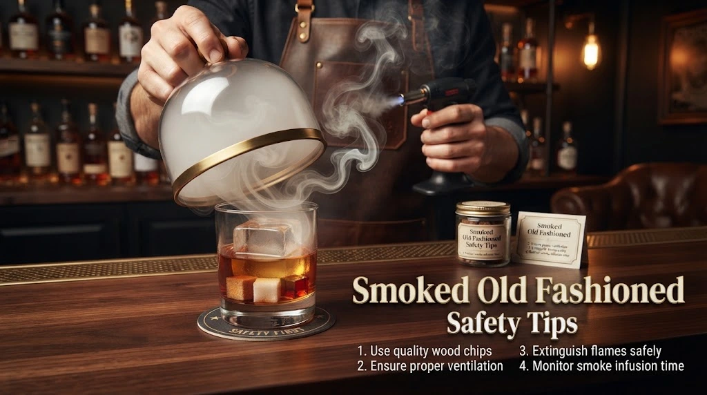 Smoked Old Fashioned Safety Tips