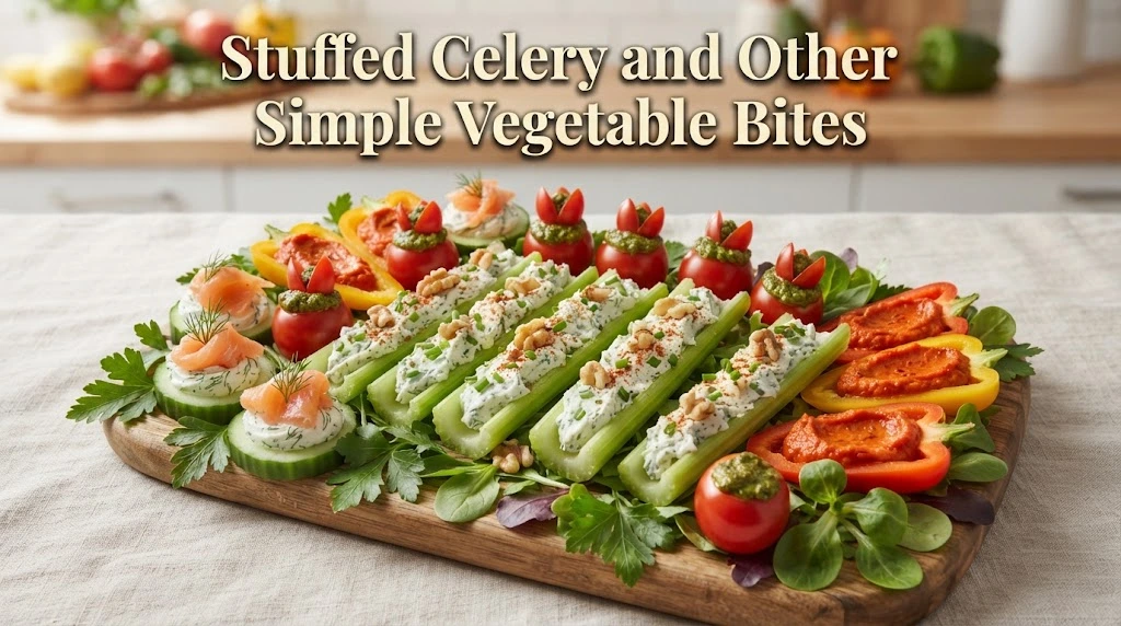 Stuffed Celery and Other Simple Vegetable Bites