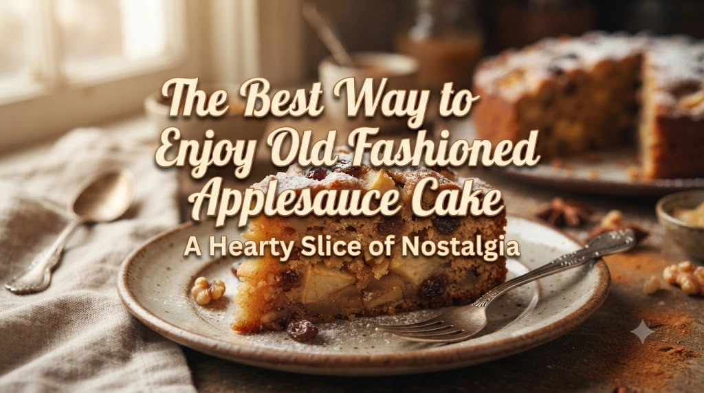The Best Way to Enjoy Old Fashioned Applesauce Cake