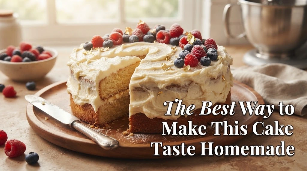 The Best Way to Make This Cake Taste Homemade